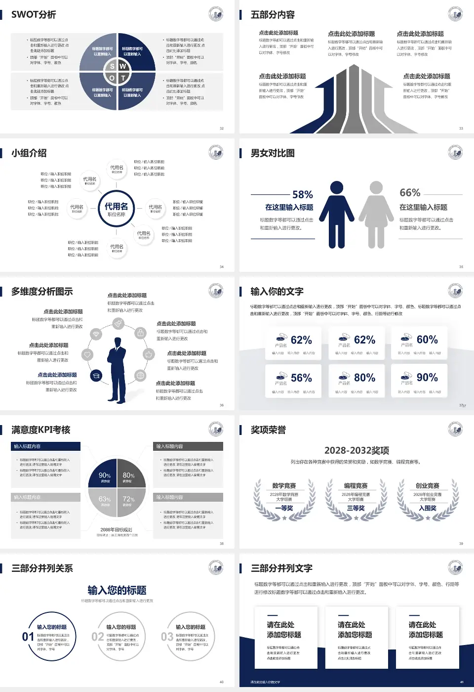 河南中医药大学第一附属医院人民路院区医疗行业比赛专用PPT模板16:9格式幻灯片预览图5