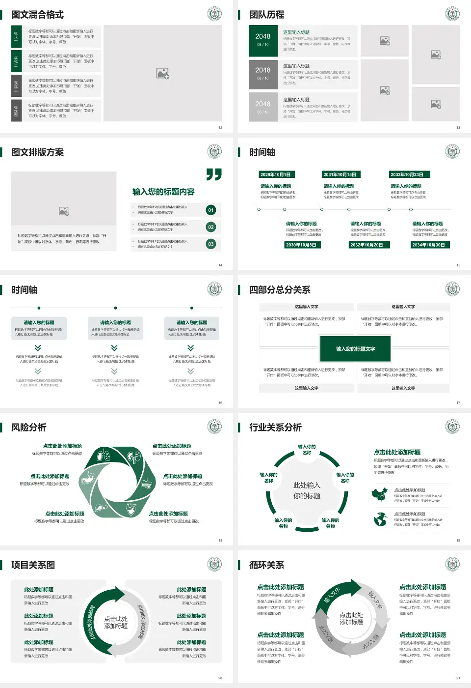 武警河南总队医院项目申请与汇报PPT模板16:9格式幻灯片预览图3