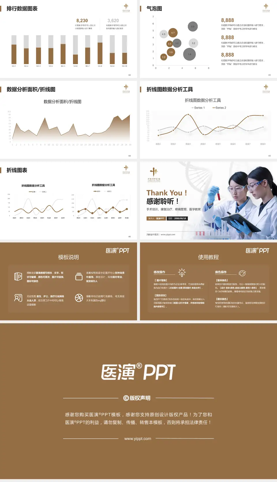 河南省中医院科研成果展示PPT模板16:9格式幻灯片预览图6