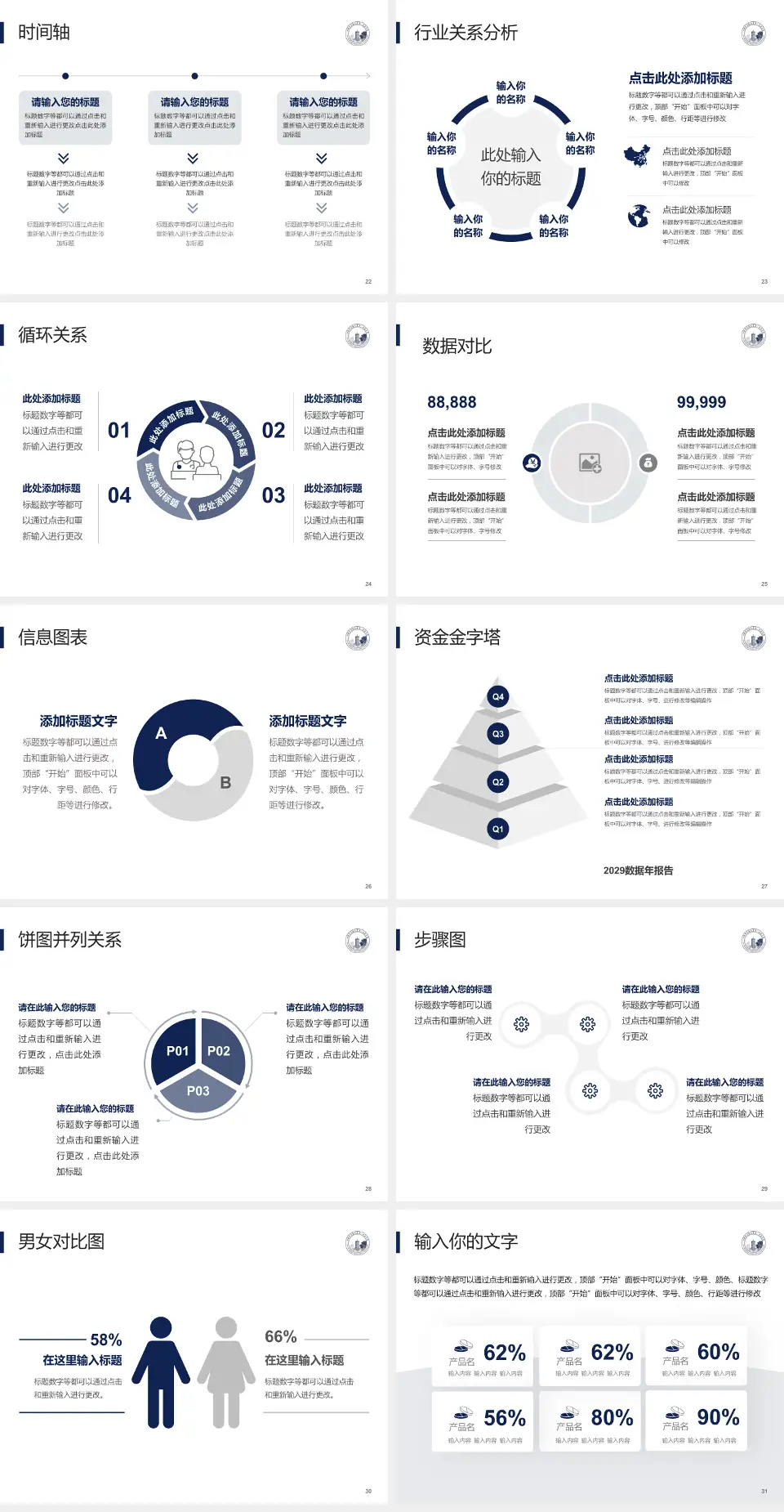 河南中医药大学第一附属医院龙子湖院区医院管理报告PPT模板4:3格式幻灯片预览图4
