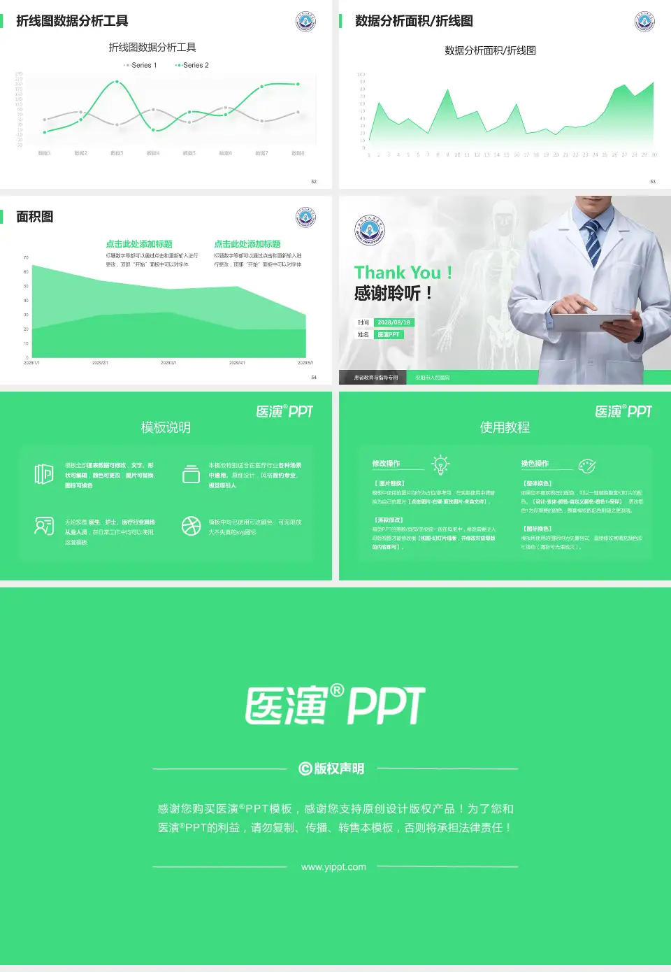 安阳市人民医院患者教育与指导PPT模板16:9格式幻灯片预览图7