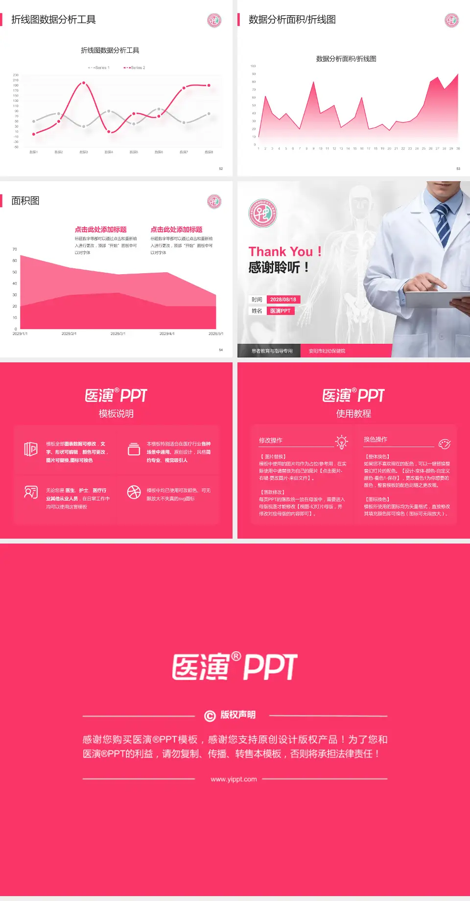 安阳市妇幼保健院患者教育与指导PPT模板4:3格式幻灯片预览图7