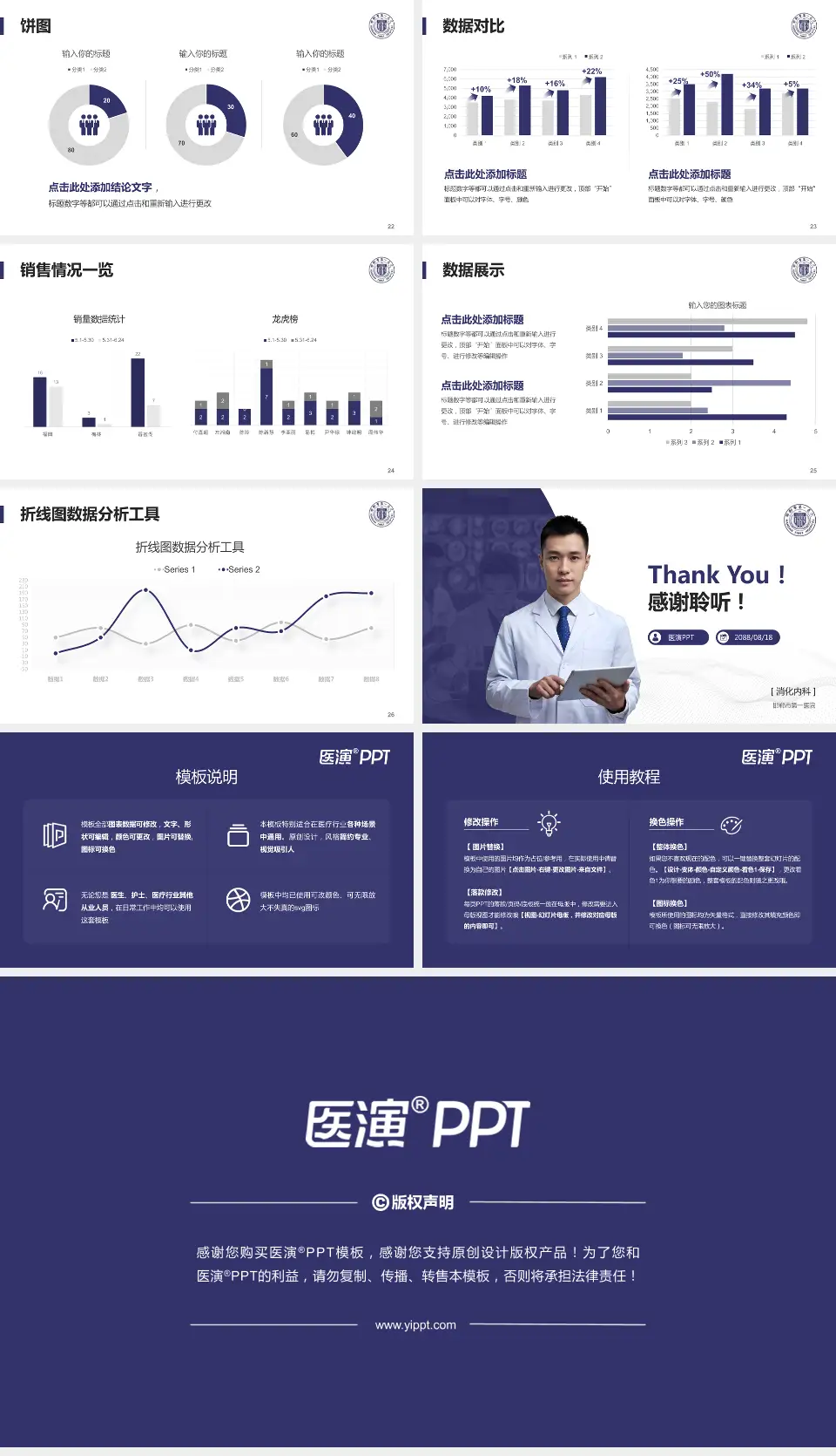 邯郸市第一医院病例分享与讨论PPT模板16:9格式幻灯片预览图4