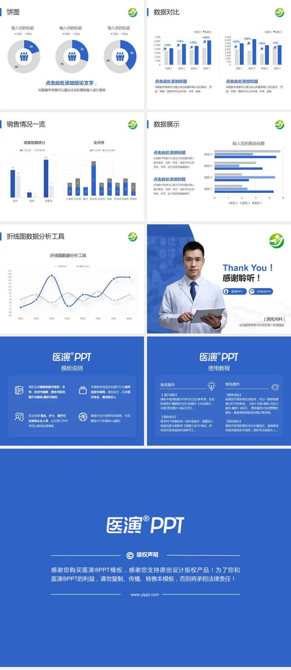 南阳医学高等专科学校第一附属医院病例分享与讨论PPT模板4:3格式幻灯片预览图4