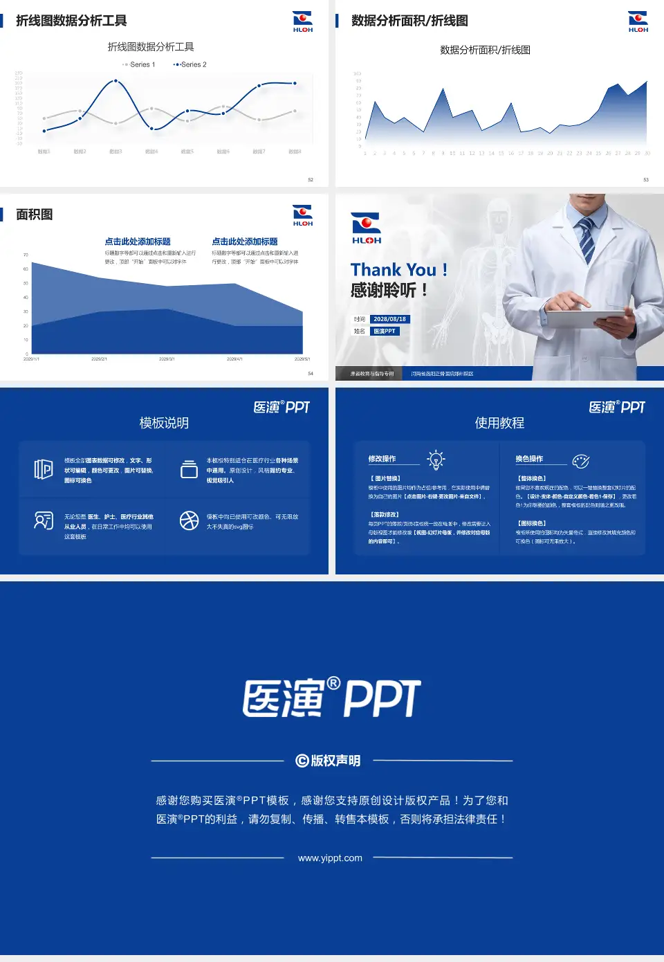 河南省洛阳正骨医院郑州院区患者教育与指导PPT模板16:9格式幻灯片预览图7