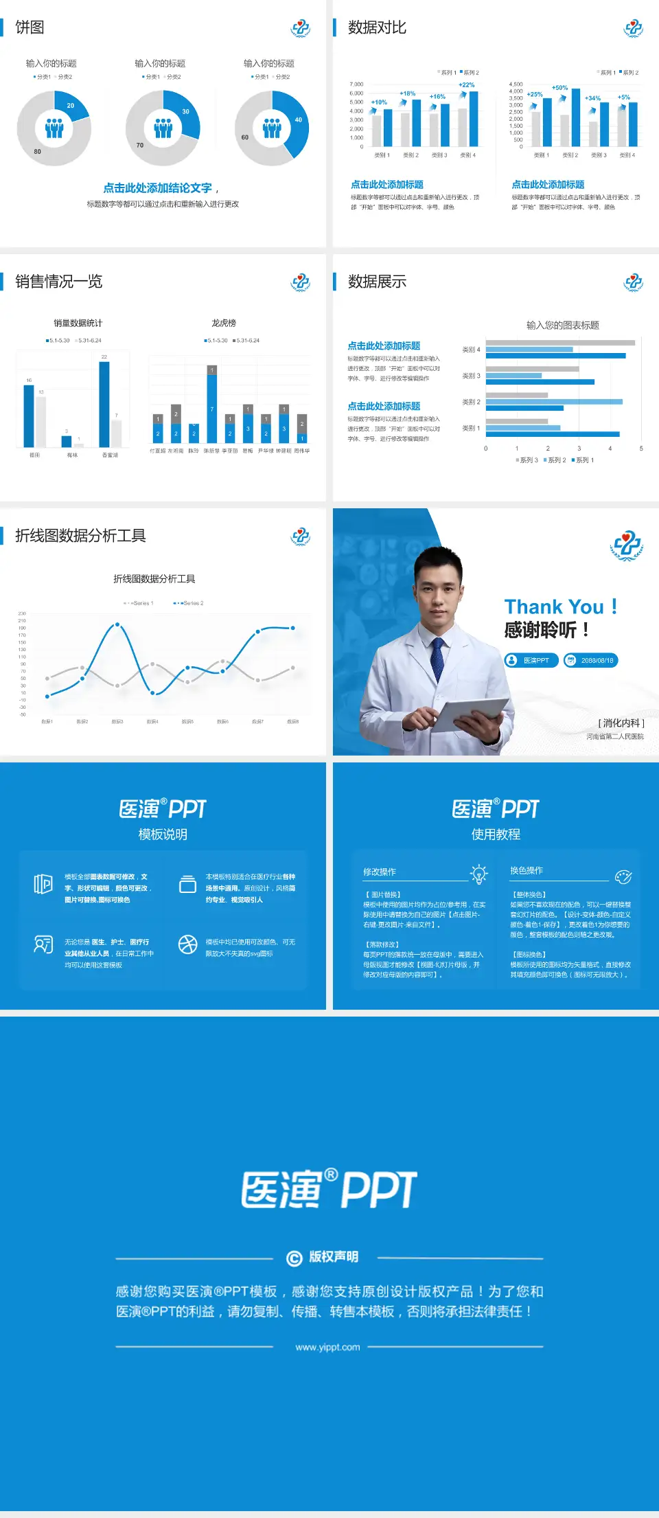 河南省第二人民医院病例分享与讨论PPT模板4:3格式幻灯片预览图4