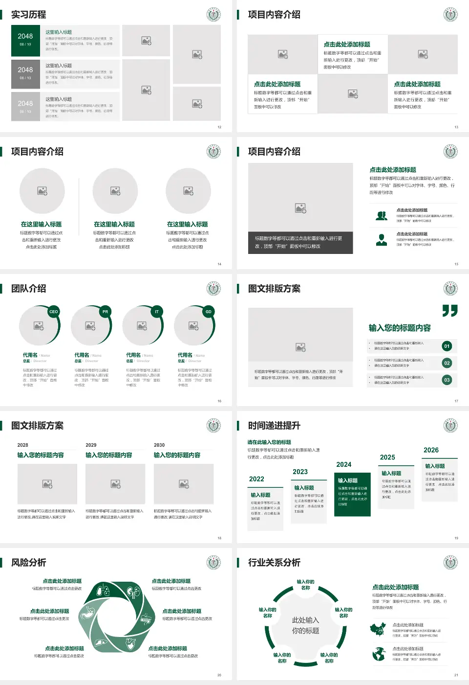 武警河南总队医院个人求职应聘简历PPT模板16:9格式幻灯片预览图3