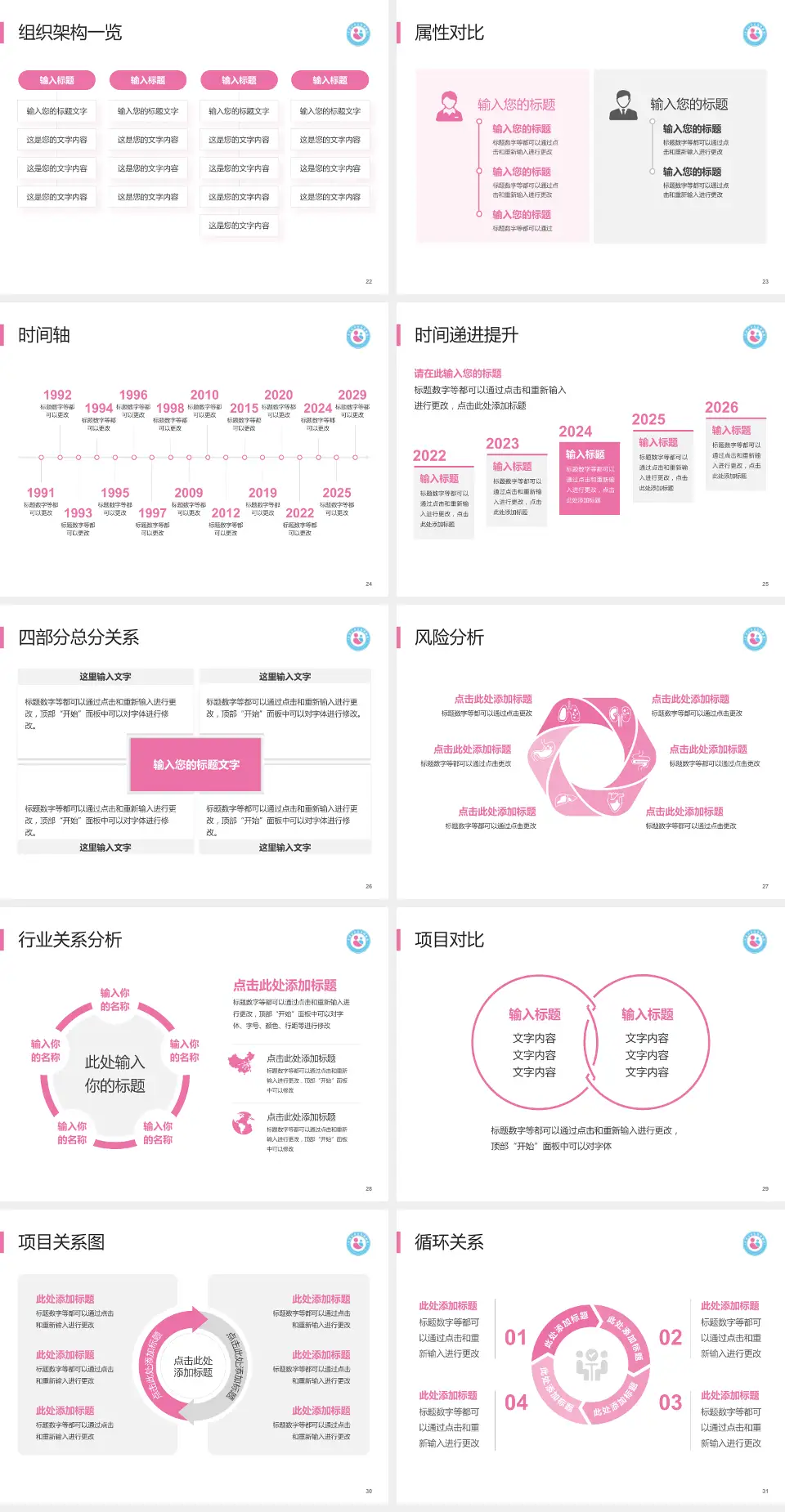 平顶山市妇幼保健院医疗行业比赛专用PPT模板4:3格式幻灯片预览图4