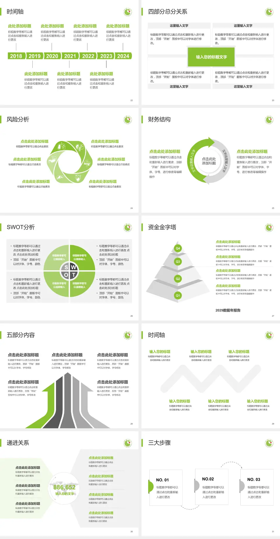 安阳市第六人民医院患者教育与指导PPT模板4:3格式幻灯片预览图4