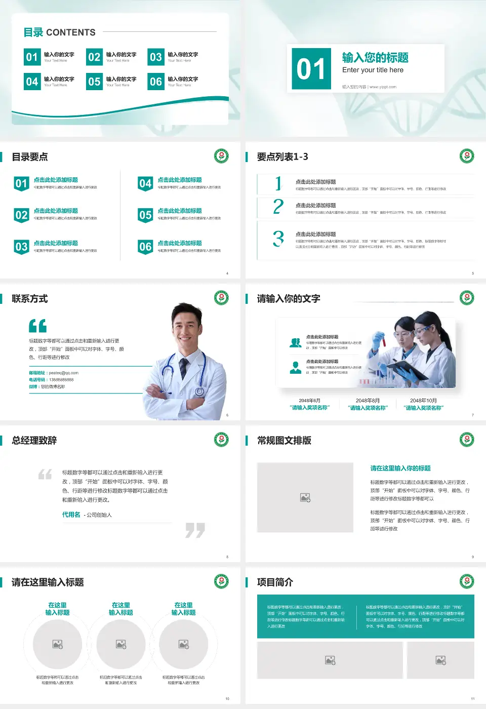 南阳市第二人民医院项目申请与汇报PPT模板16:9格式幻灯片预览图2