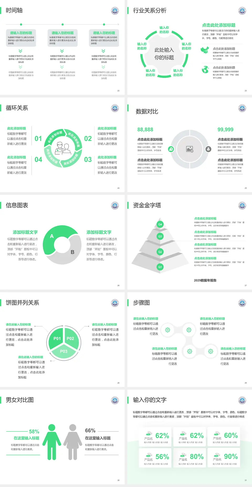 安阳市人民医院医院管理报告PPT模板4:3格式幻灯片预览图4