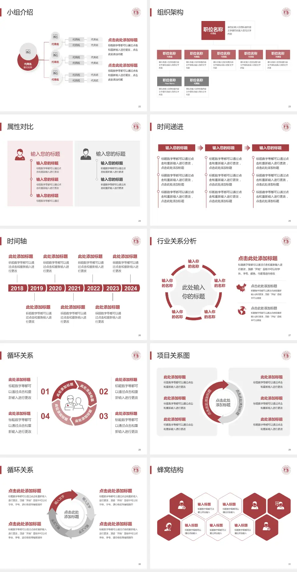 新密市中医院品管圈PDCA演示专用PPT模板4:3格式幻灯片预览图4