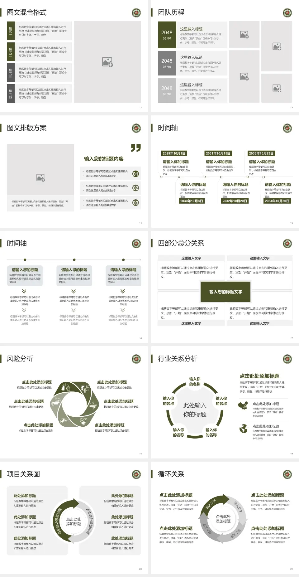 开封一五五医院项目申请与汇报PPT模板4:3格式幻灯片预览图3