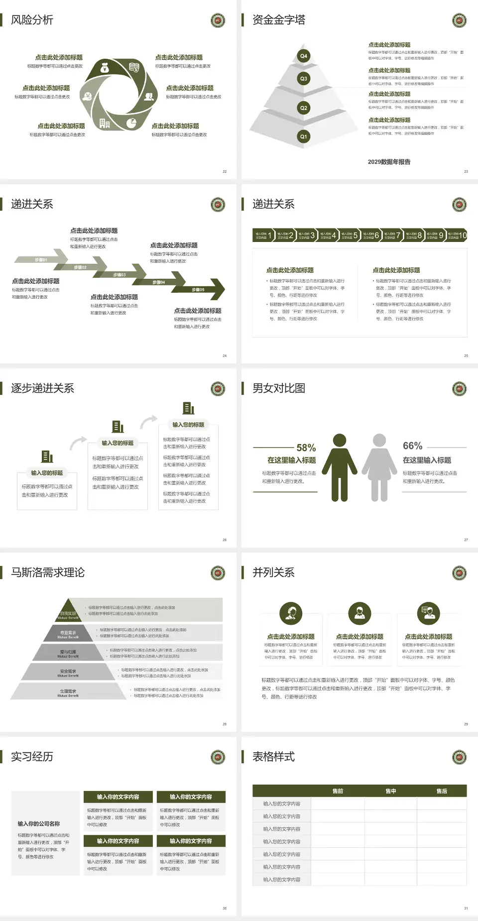 开封一五五医院项目申请与汇报PPT模板4:3格式幻灯片预览图4