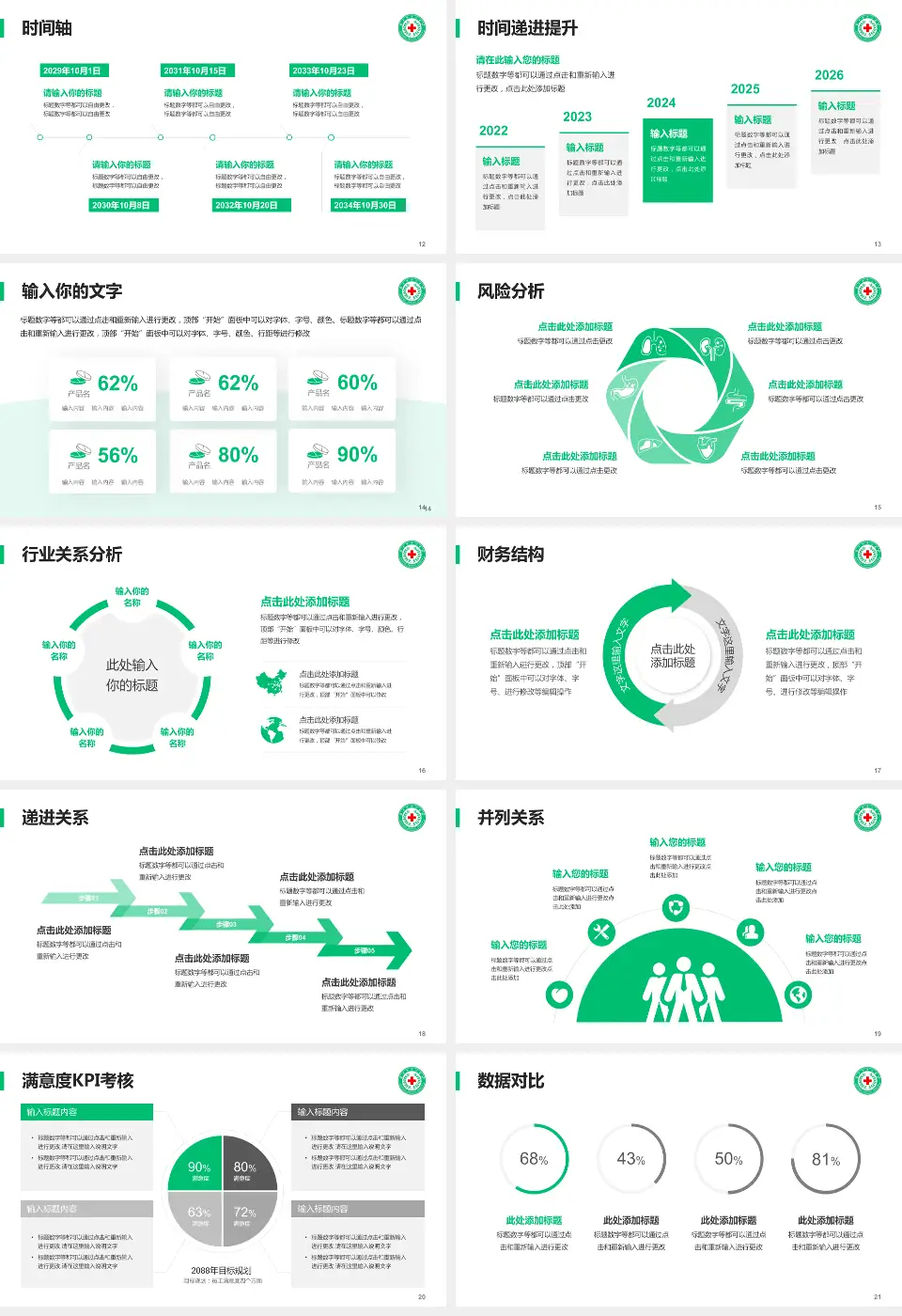 新乡市中心医院本部病例分享与讨论PPT模板16:9格式幻灯片预览图3