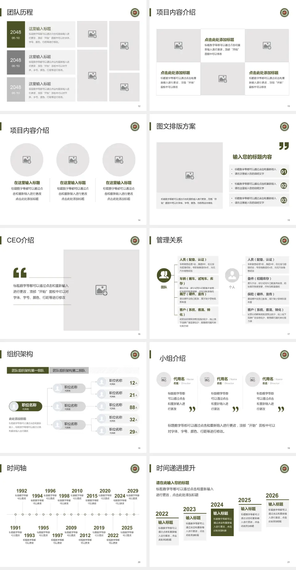 开封一五五医院医院管理报告PPT模板4:3格式幻灯片预览图3