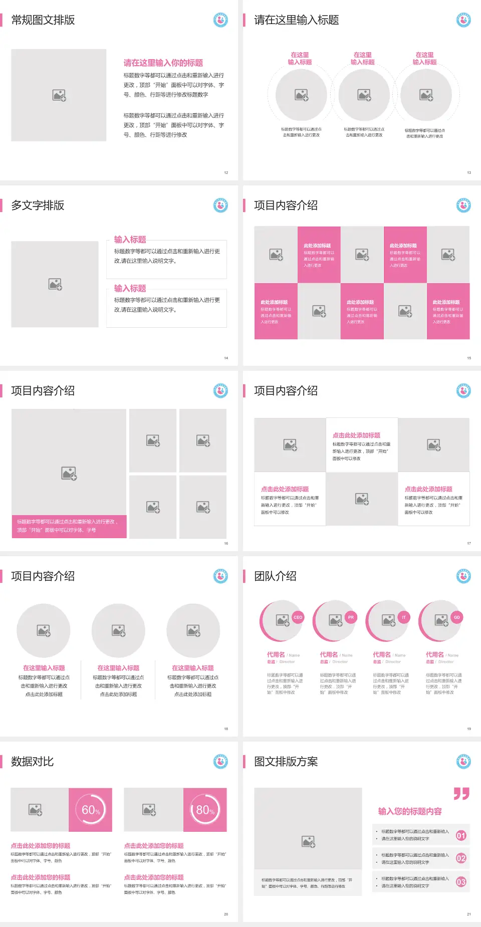 平顶山市妇幼保健院品管圈PDCA演示专用PPT模板4:3格式幻灯片预览图3