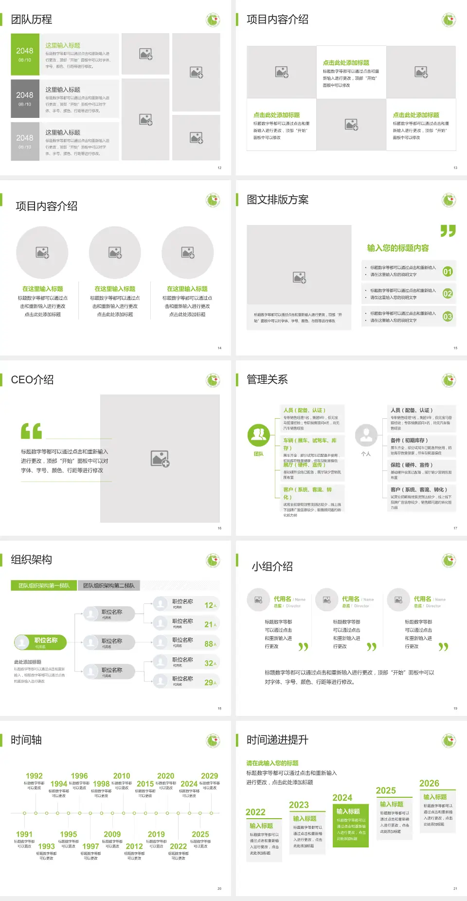 安阳市第六人民医院医院管理报告PPT模板4:3格式幻灯片预览图3