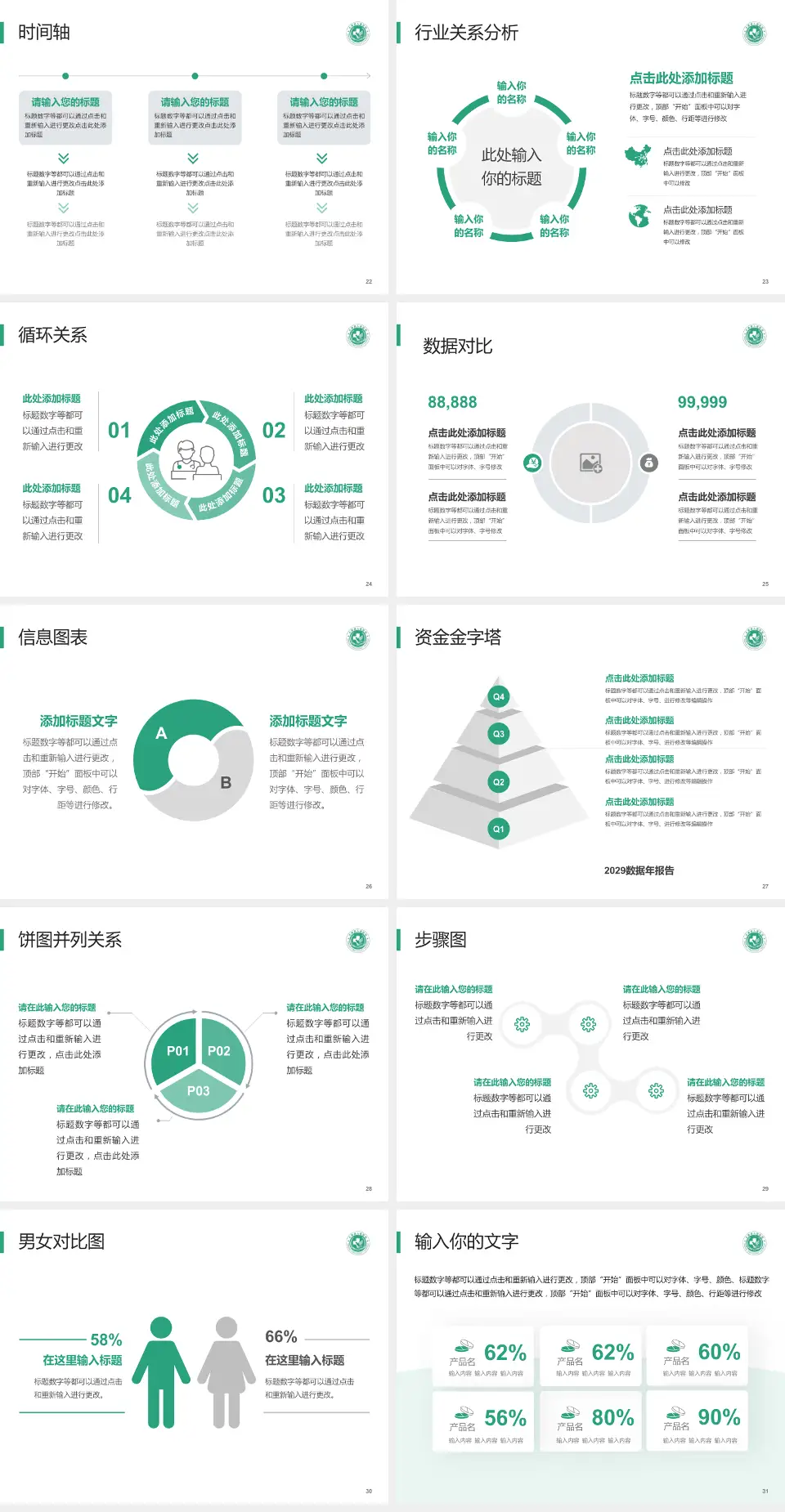 太康县人民医院医院管理报告PPT模板4:3格式幻灯片预览图4
