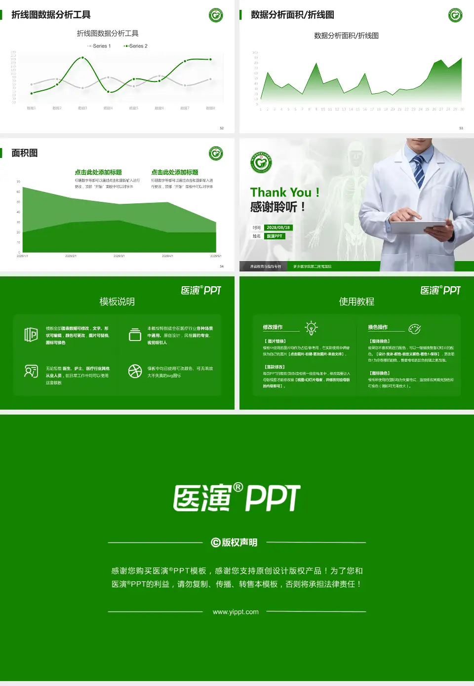 新乡医学院第二附属医院患者教育与指导PPT模板16:9格式幻灯片预览图7