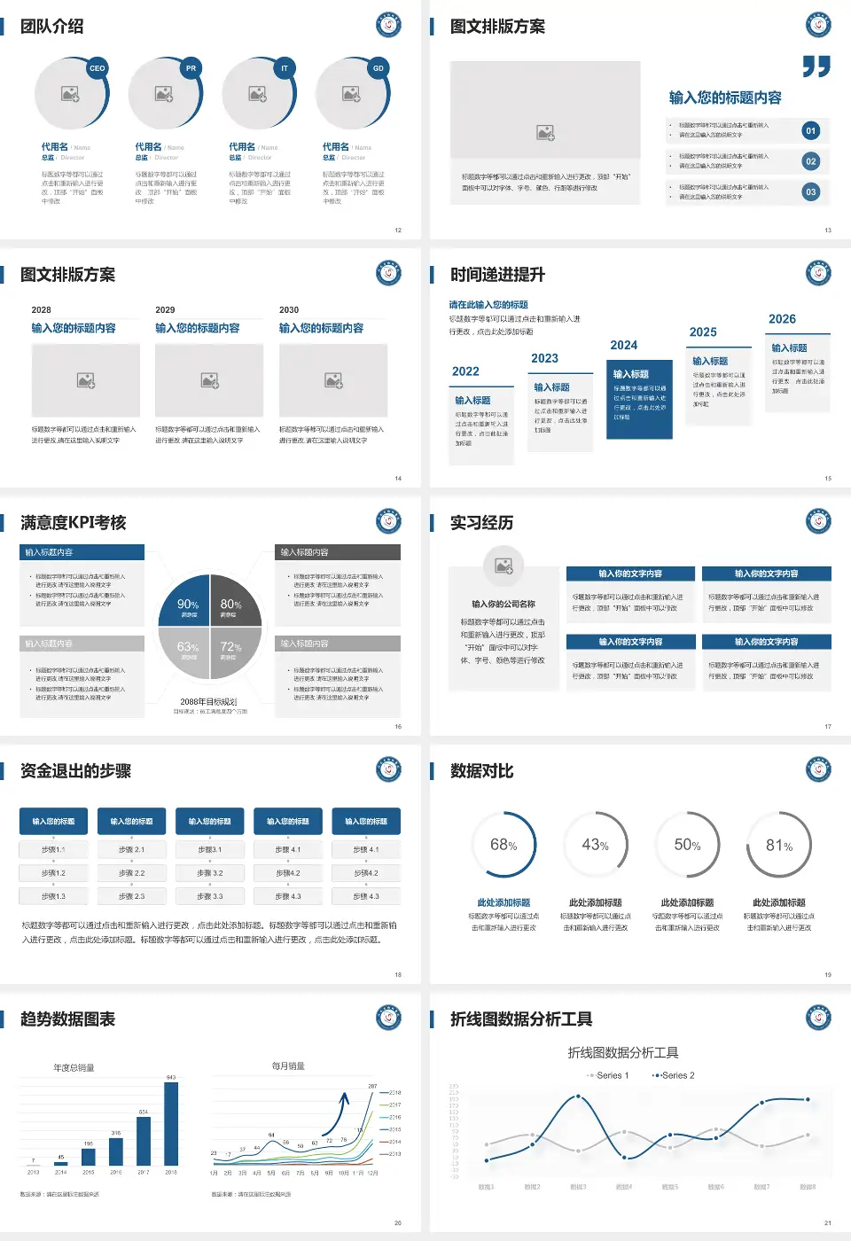 河南省胸科医院本部培训与教育PPT模板16:9格式幻灯片预览图3
