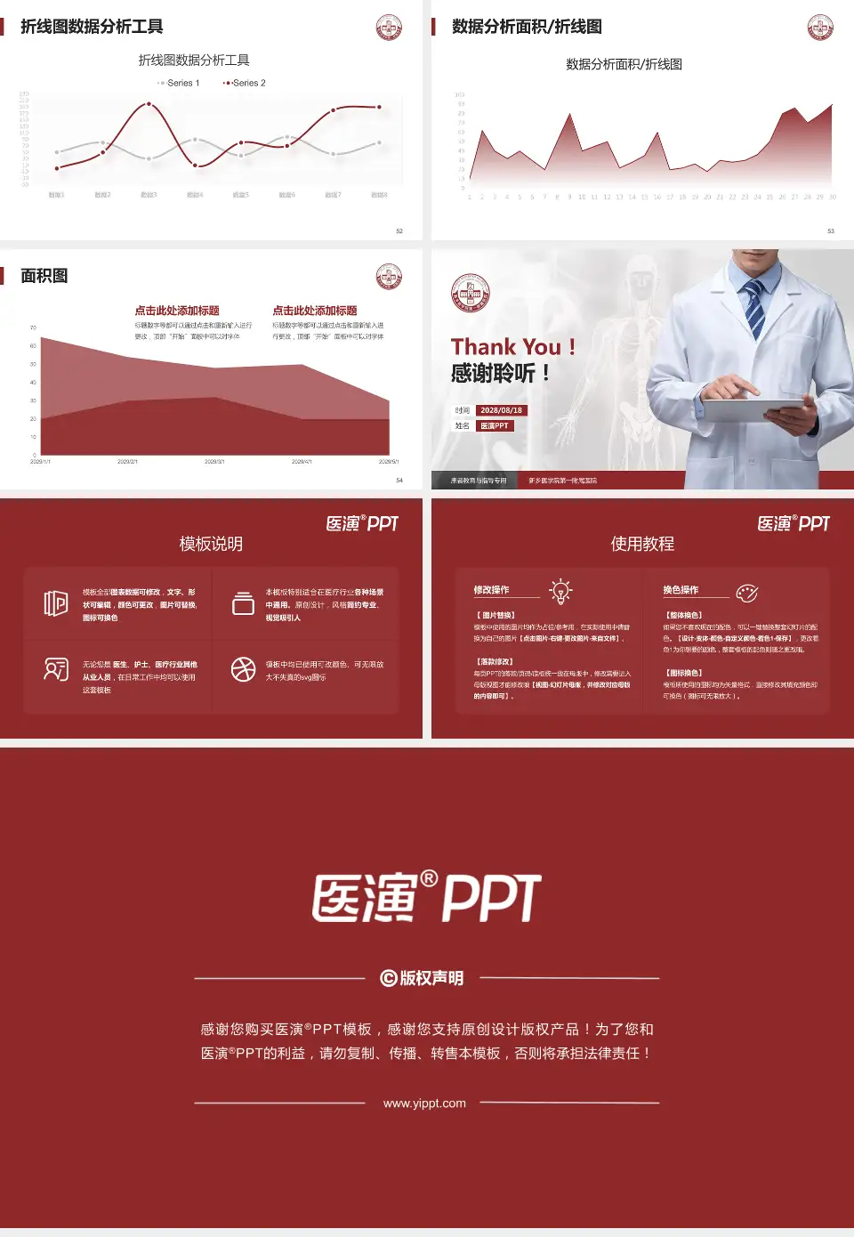 新乡医学院第一附属医院患者教育与指导PPT模板16:9格式幻灯片预览图7