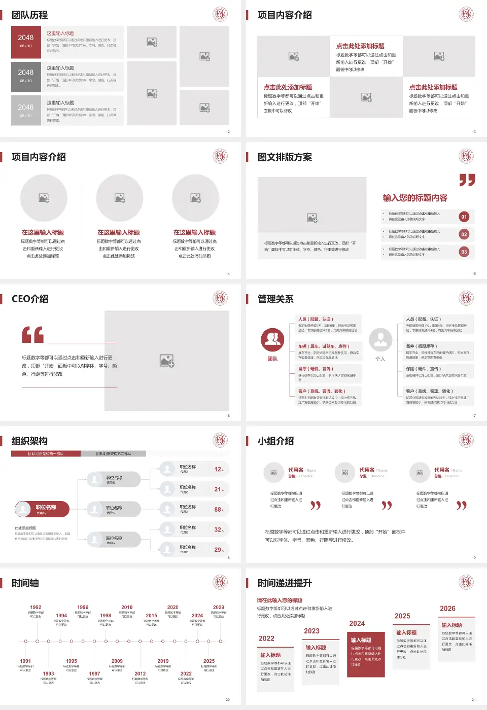 新密市中医院医院管理报告PPT模板16:9格式幻灯片预览图3