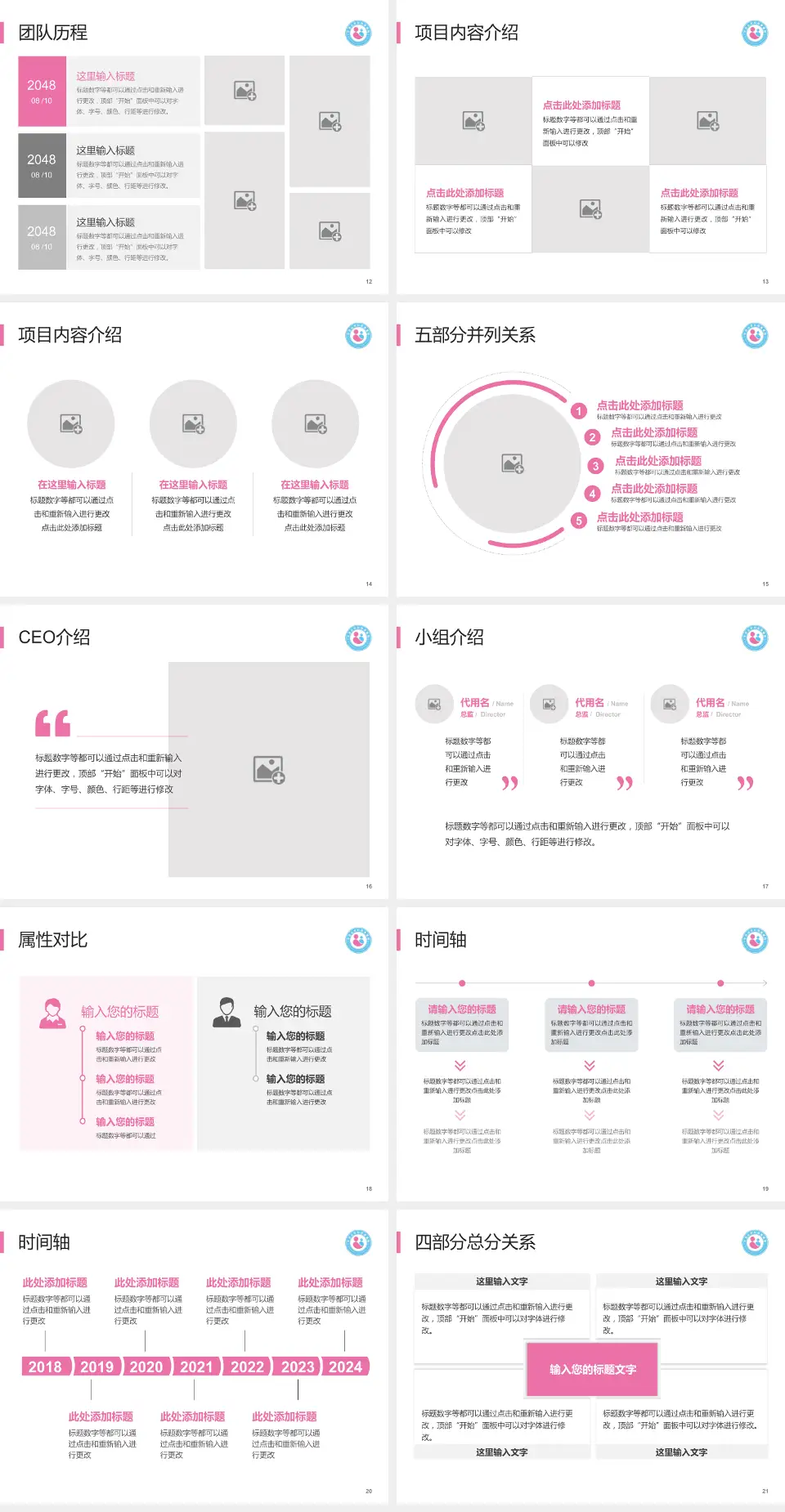 平顶山市妇幼保健院科研成果展示PPT模板4:3格式幻灯片预览图3