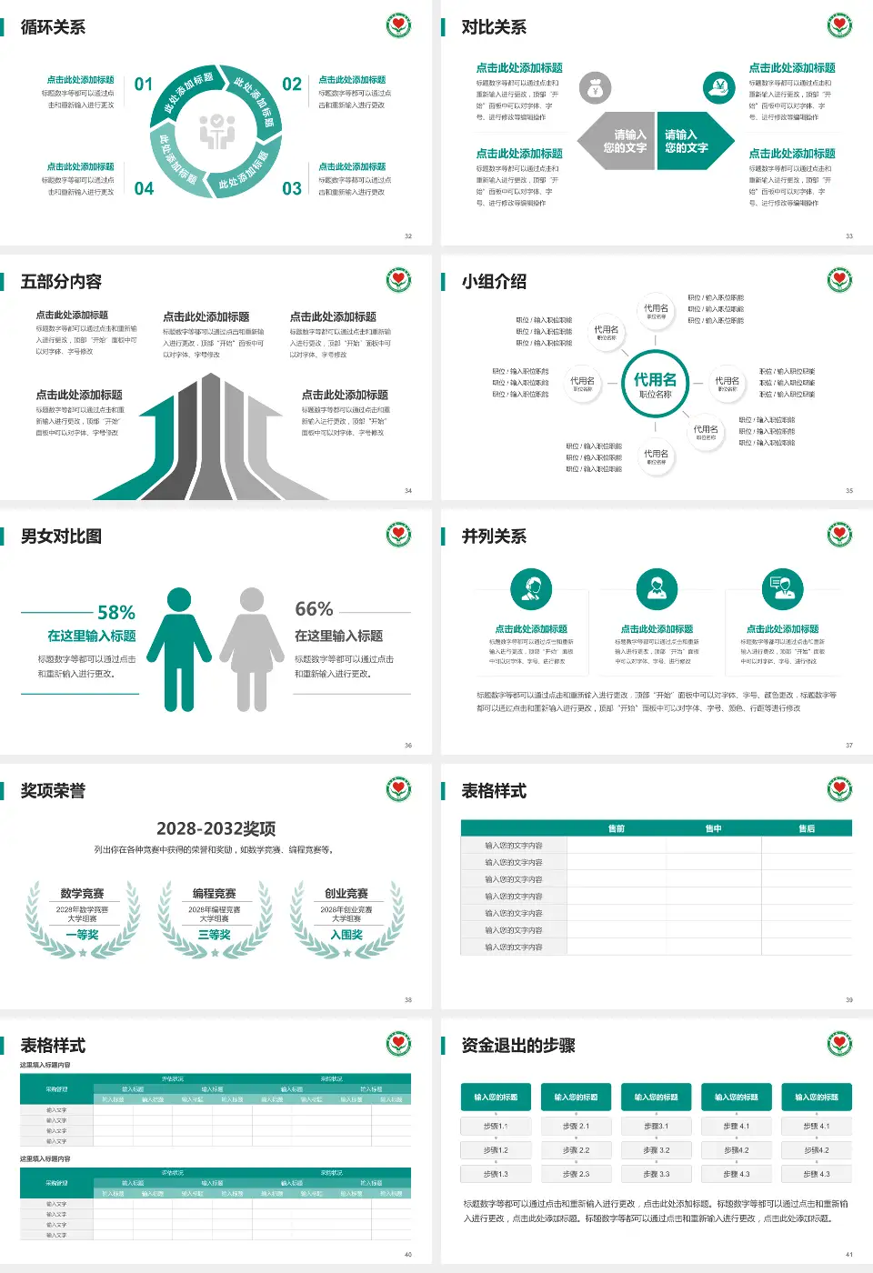 新乡市第一人民医院医院简介/日常通用PPT模板16:9格式幻灯片预览图5