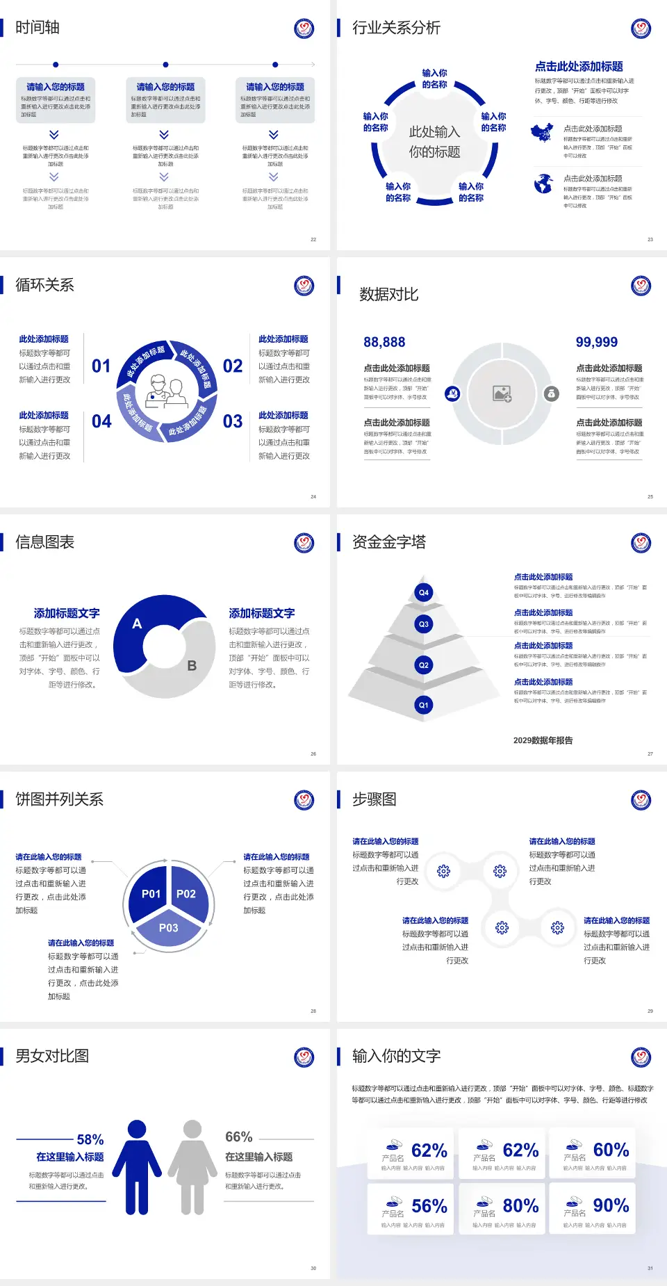 平顶山市第二人民医院医院管理报告PPT模板4:3格式幻灯片预览图4