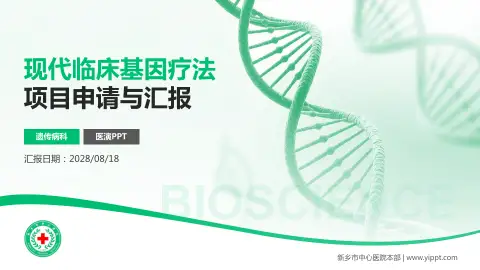 新乡市中心医院本部项目申请与汇报PPT模板