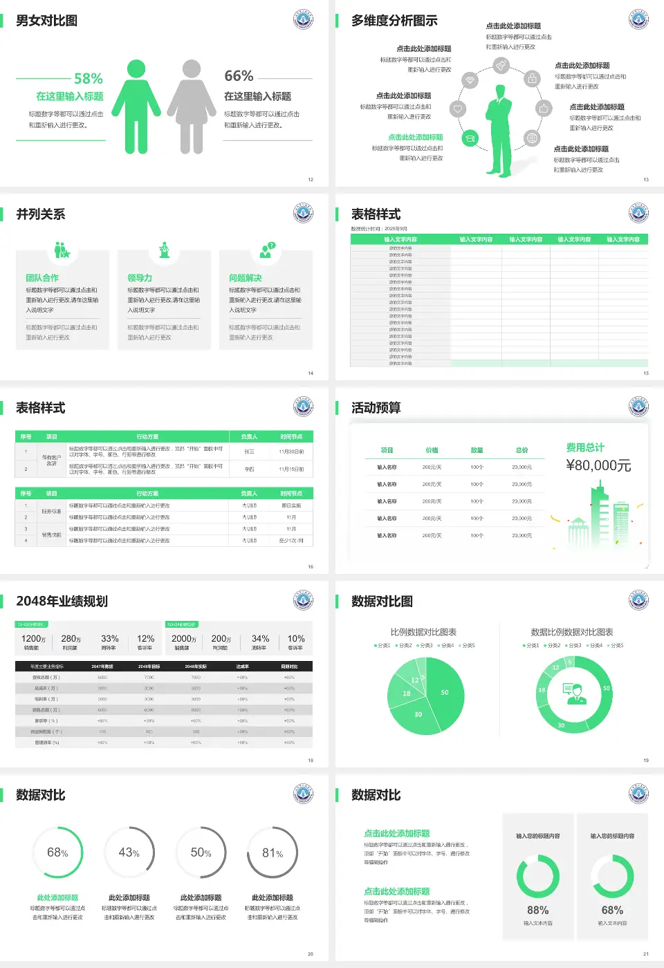 安阳市人民医院财务与预算报告PPT模板16:9格式幻灯片预览图3
