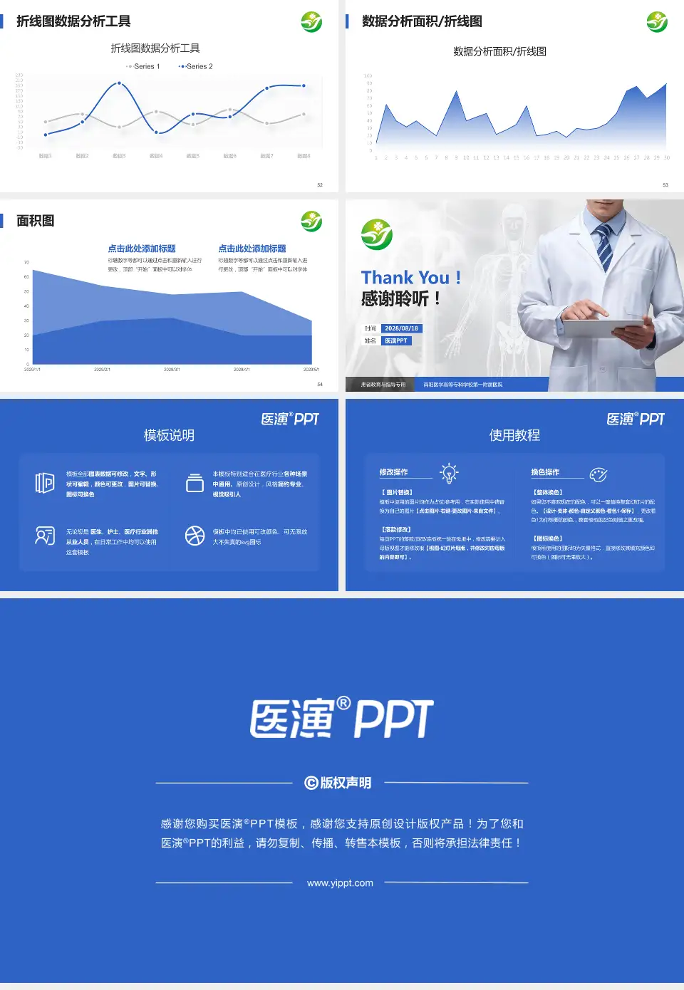 南阳医学高等专科学校第一附属医院患者教育与指导PPT模板16:9格式幻灯片预览图7