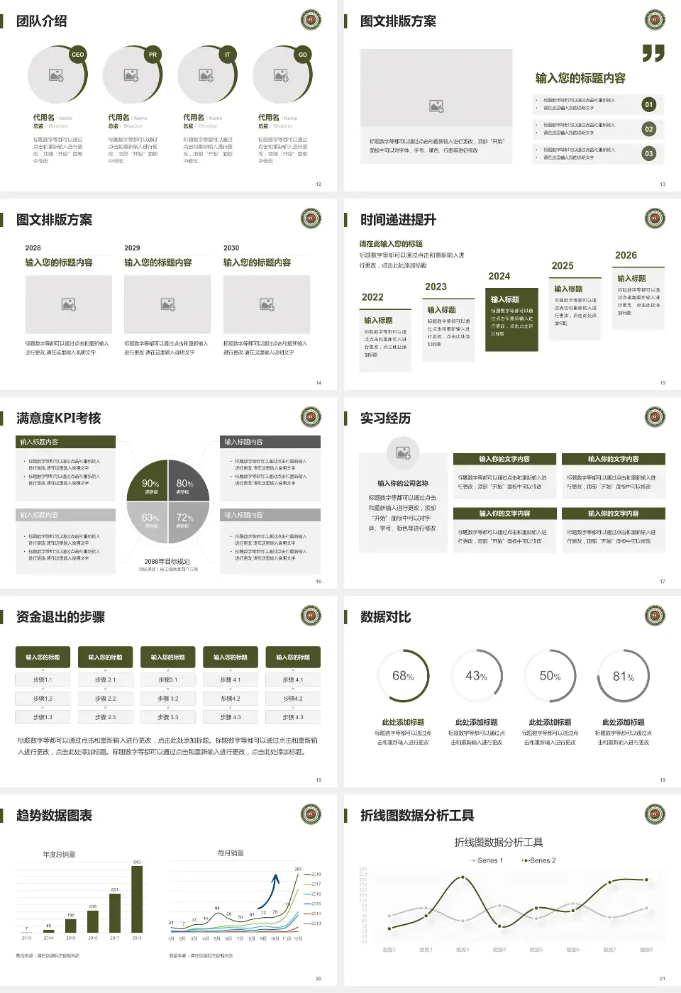 开封一五五医院新院区培训与教育PPT模板16:9格式幻灯片预览图3