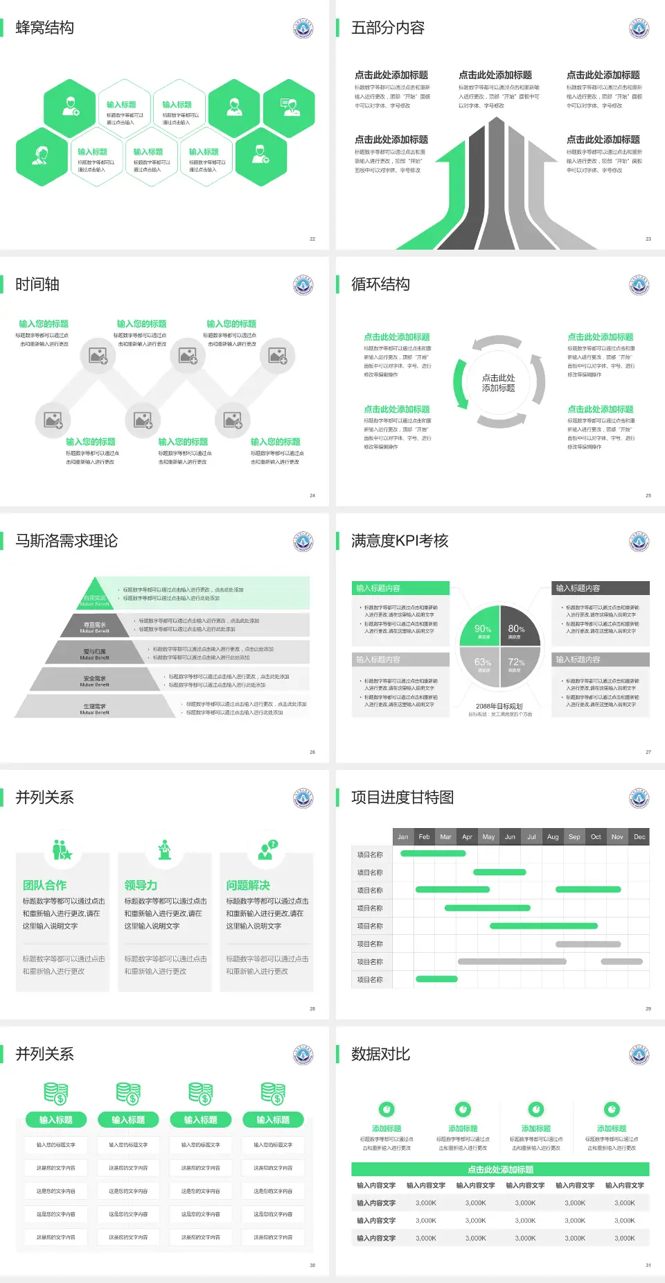 安阳市人民医院医疗知识普及PPT模板4:3格式幻灯片预览图4