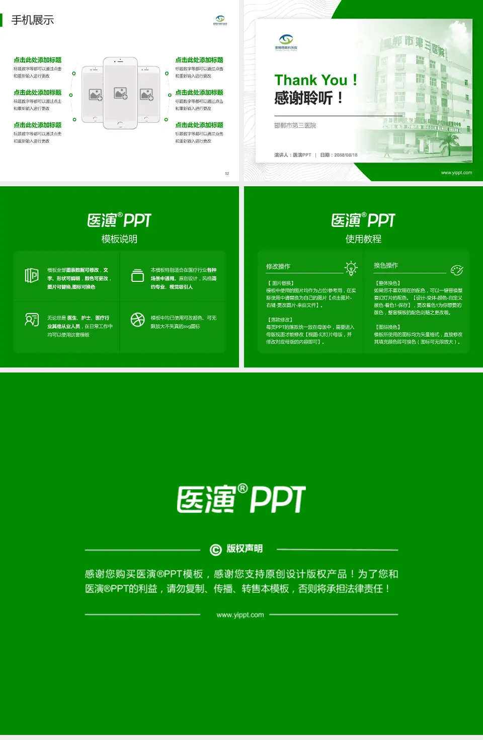 邯郸市第三医院医院管理报告PPT模板4:3格式幻灯片预览图7