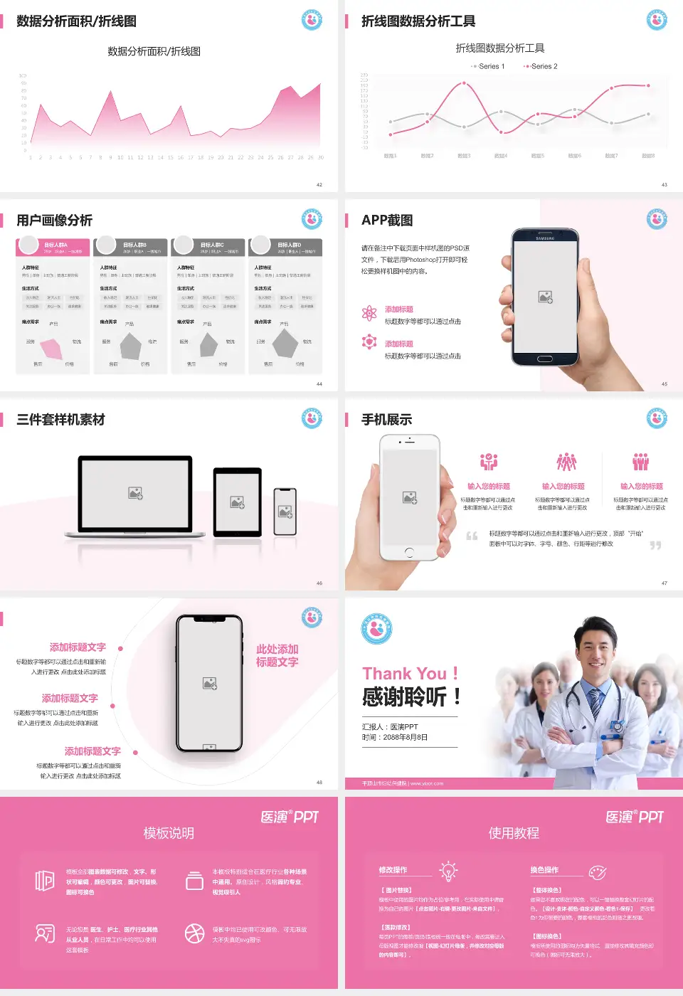 平顶山市妇幼保健院科室介绍与推广PPT模板16:9格式幻灯片预览图6