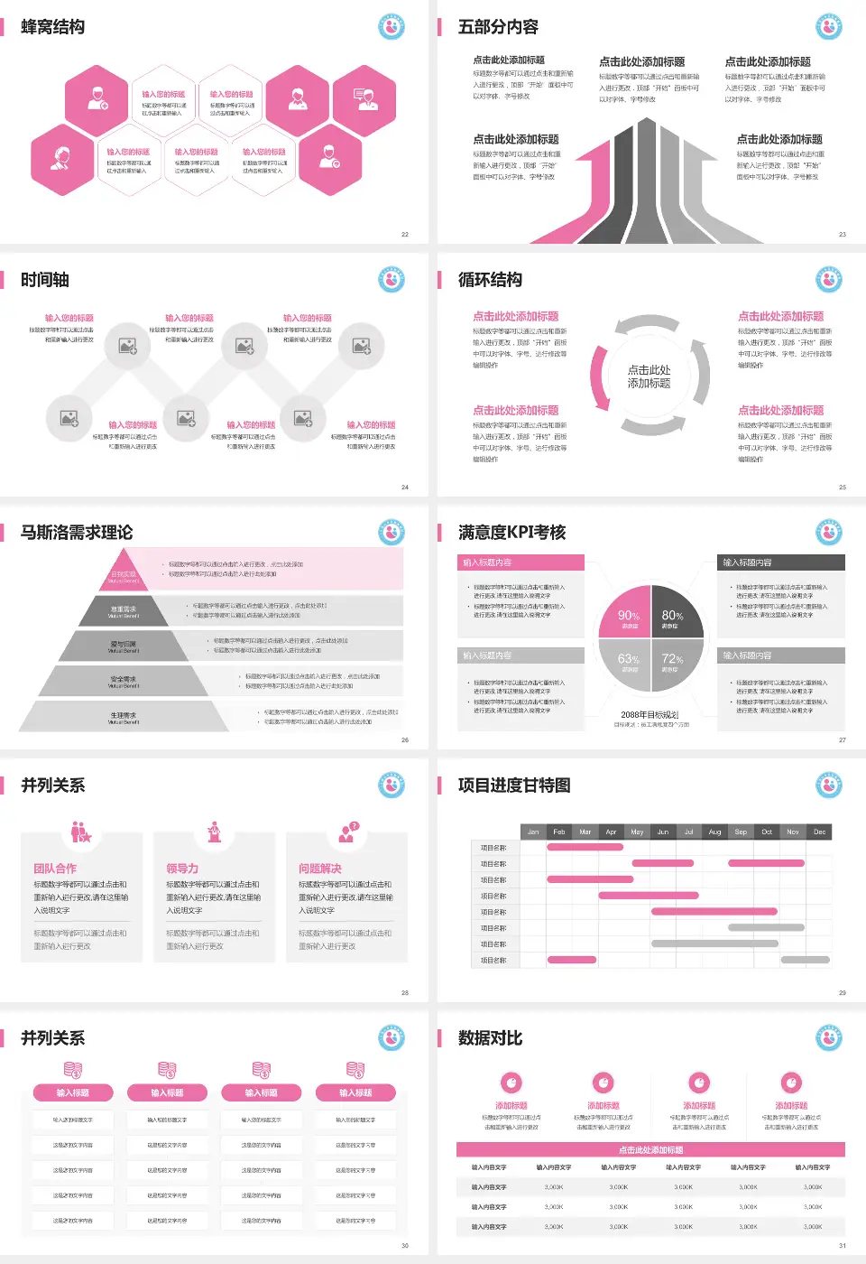 平顶山市妇幼保健院医疗知识普及PPT模板16:9格式幻灯片预览图4