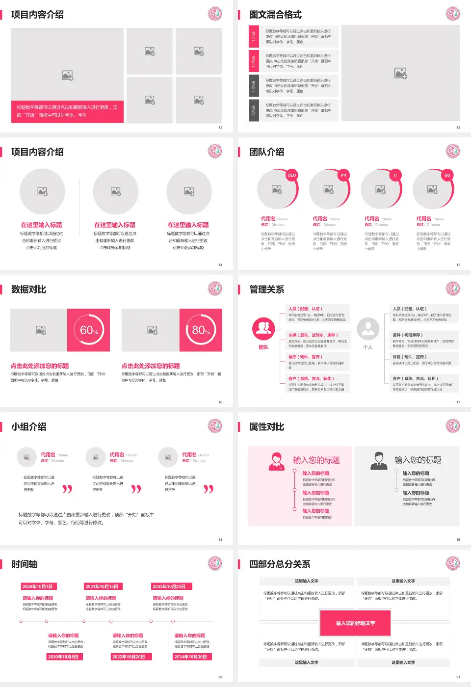 安阳市妇幼保健院科室介绍与推广PPT模板16:9格式幻灯片预览图3