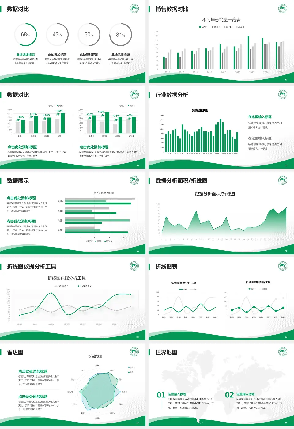 河南省肿瘤医院会议与研讨会PPT模板16:9格式幻灯片预览图5
