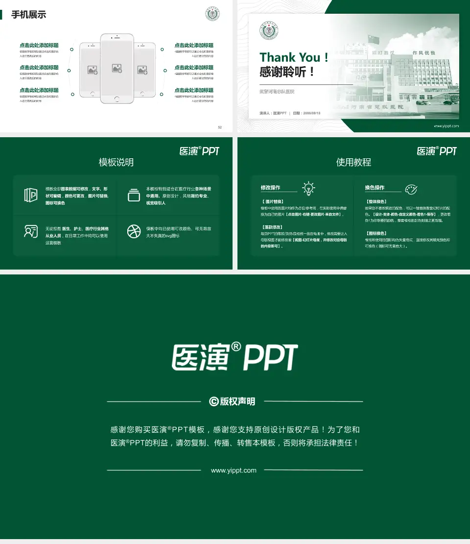 武警河南总队医院医院管理报告PPT模板16:9格式幻灯片预览图7