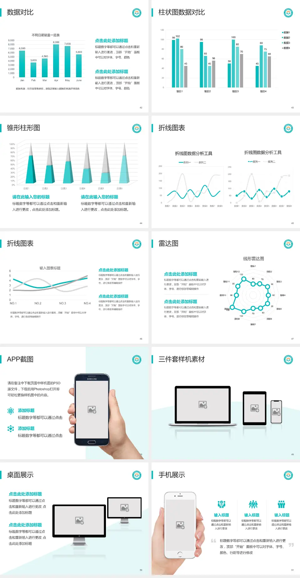 三门峡市中心医院医院管理报告PPT模板4:3格式幻灯片预览图6