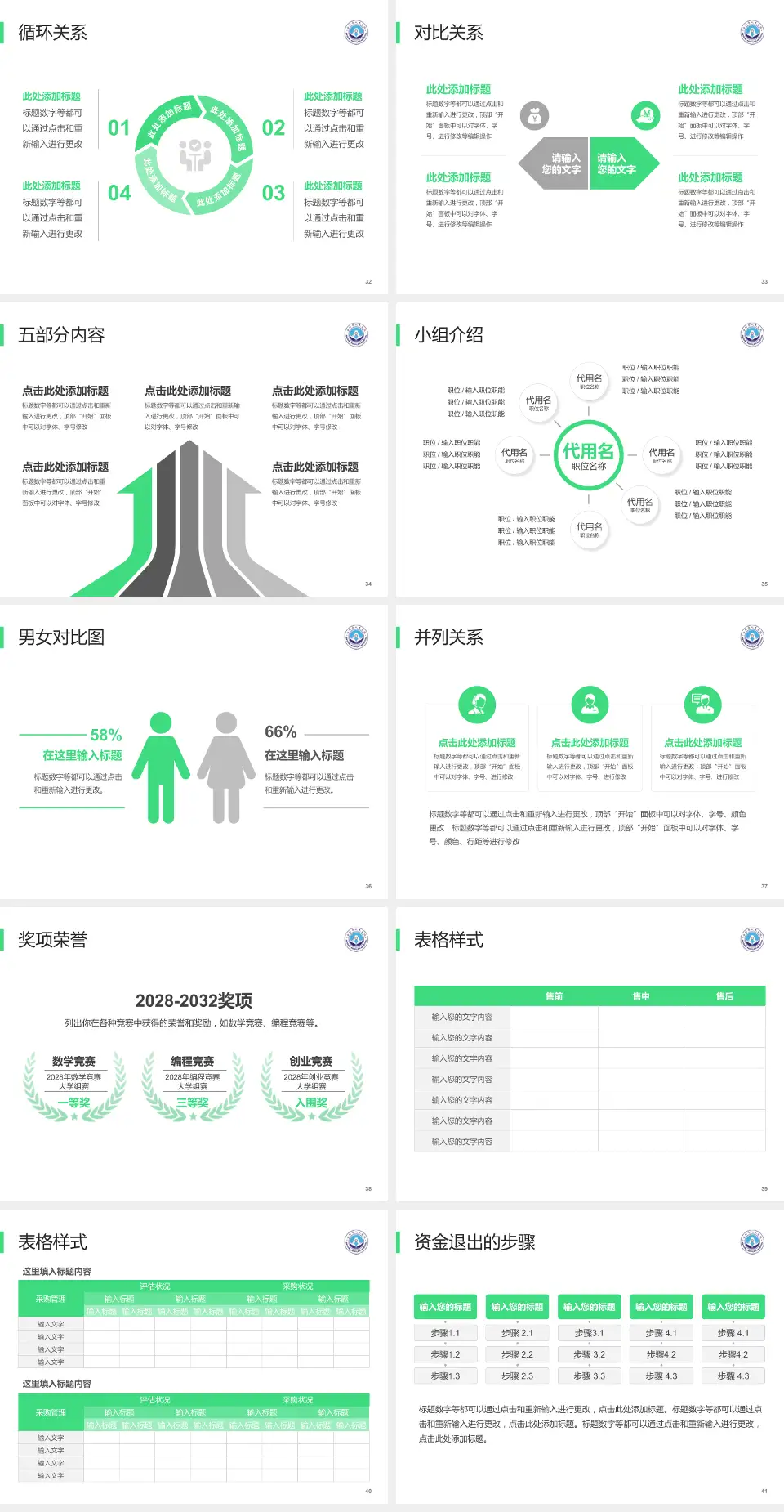 安阳市人民医院医院简介/日常通用PPT模板4:3格式幻灯片预览图5