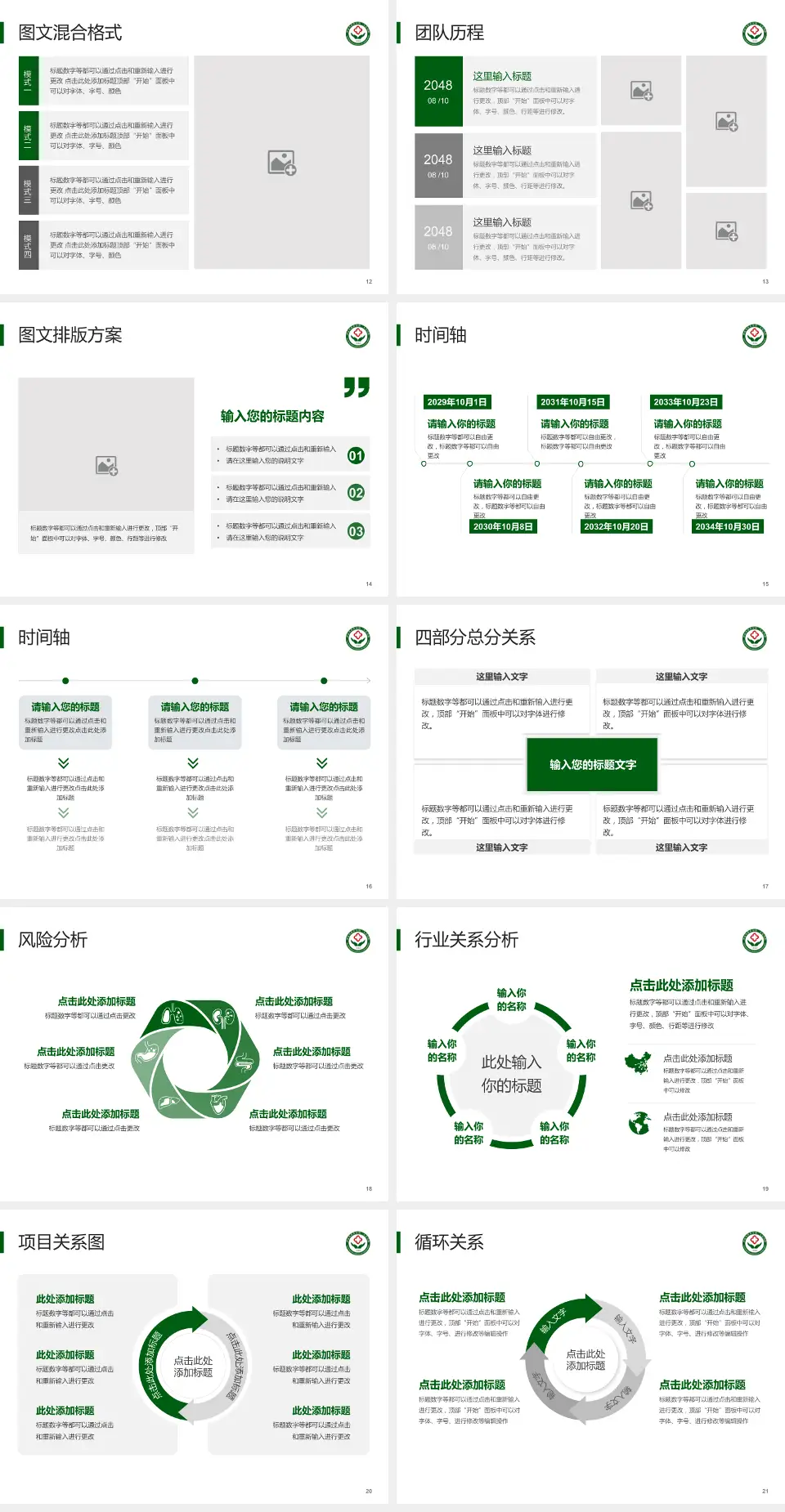 新乡市第二人民医院项目申请与汇报PPT模板4:3格式幻灯片预览图3