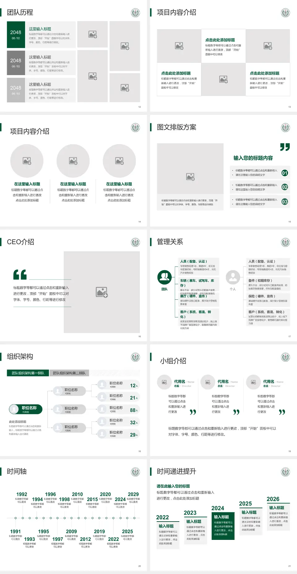 武警河南总队医院医院管理报告PPT模板4:3格式幻灯片预览图3