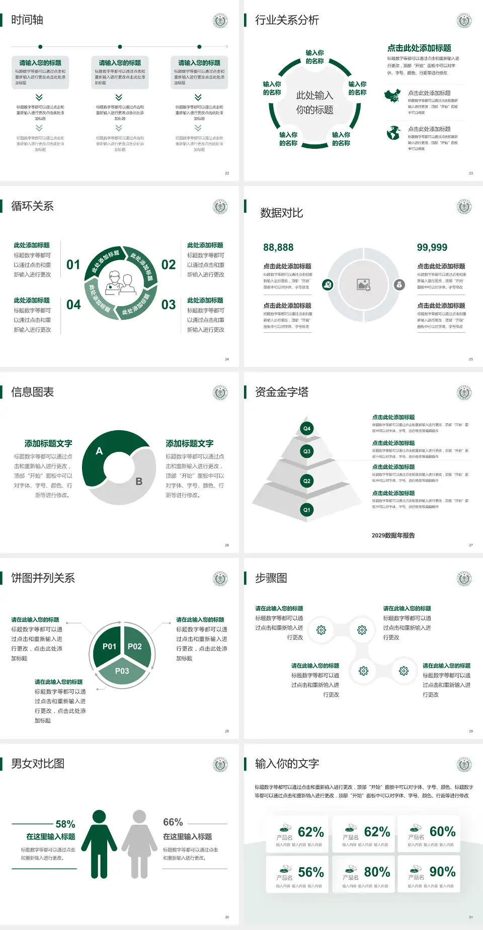 武警河南总队医院医院管理报告PPT模板4:3格式幻灯片预览图4