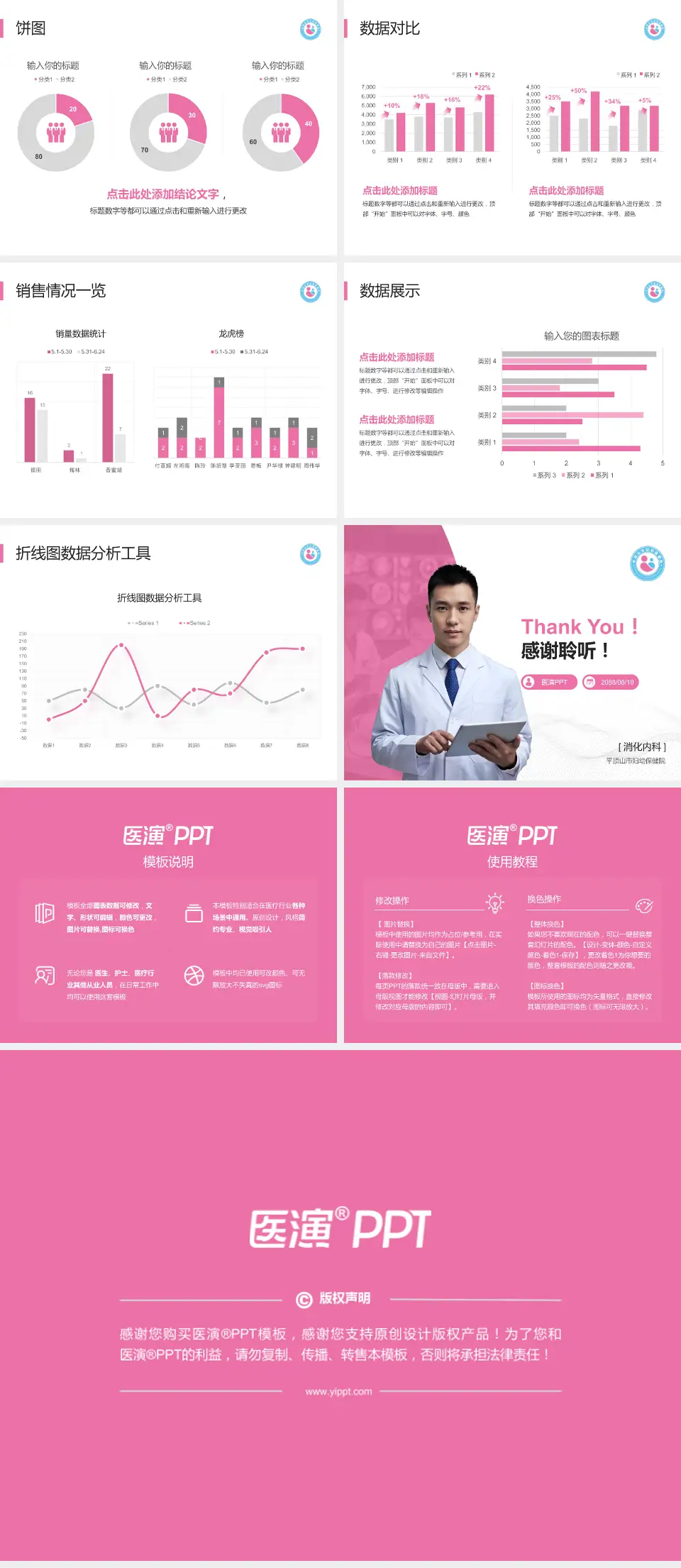 平顶山市妇幼保健院病例分享与讨论PPT模板4:3格式幻灯片预览图4