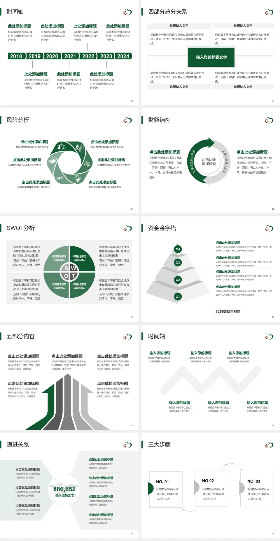 河南中医药大学第三附属医院患者教育与指导PPT模板4:3格式幻灯片预览图4