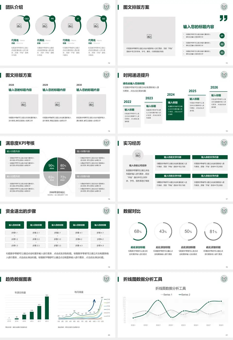 武警河南总队医院培训与教育PPT模板16:9格式幻灯片预览图3