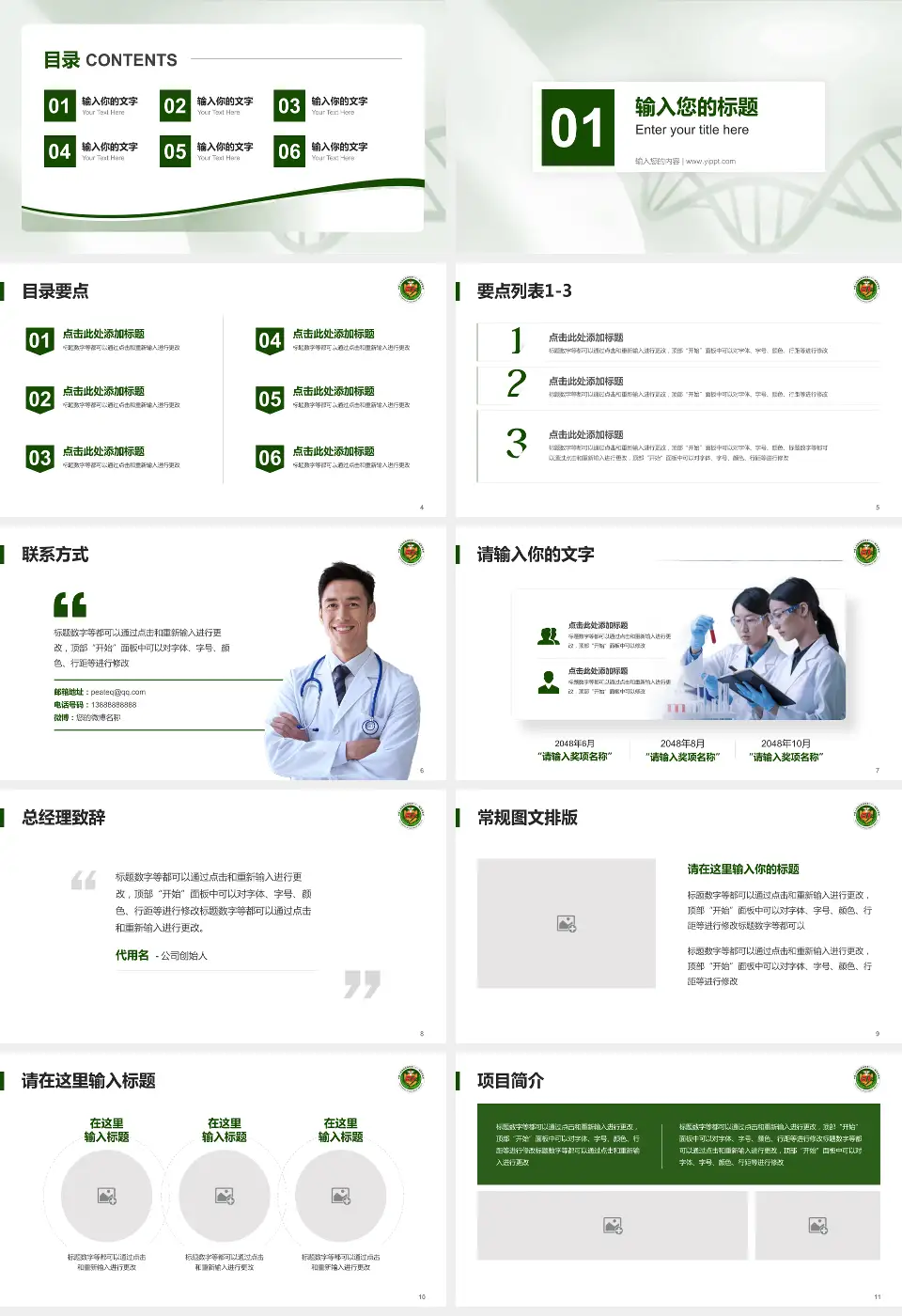 陆军第八十一集团军医院项目申请与汇报PPT模板16:9格式幻灯片预览图2